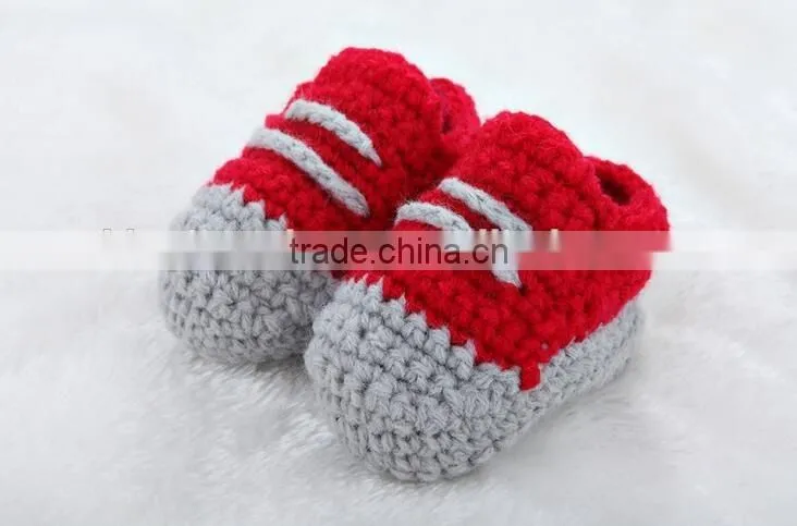 baby crochet sneakers shoes, cotton crochet sneaker shoes for infants
