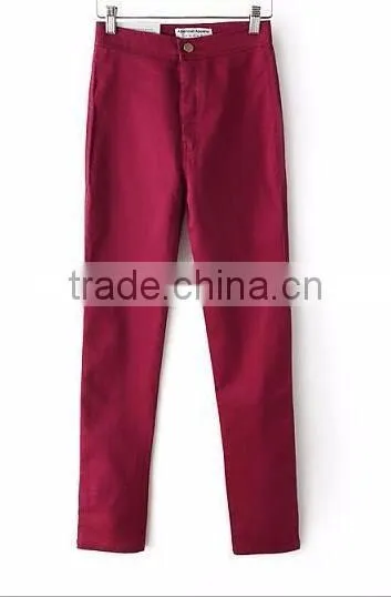 Runwaylover EY0630P Sexy Women Skinny Stretch Denim Slim High Waist Trousers Leggings Jeans Pants