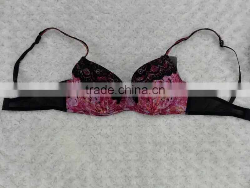 wholesale plus sizes women bra ladies beautiful flower sexy bra