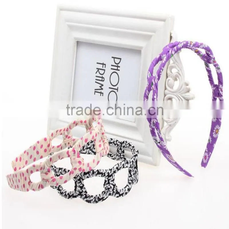 Ladies Hair Accessory Fashion Hollow Fabric Headband