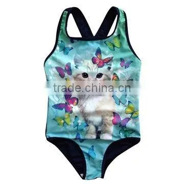 Kids Swimsuit Swimwear One Piece cut bow