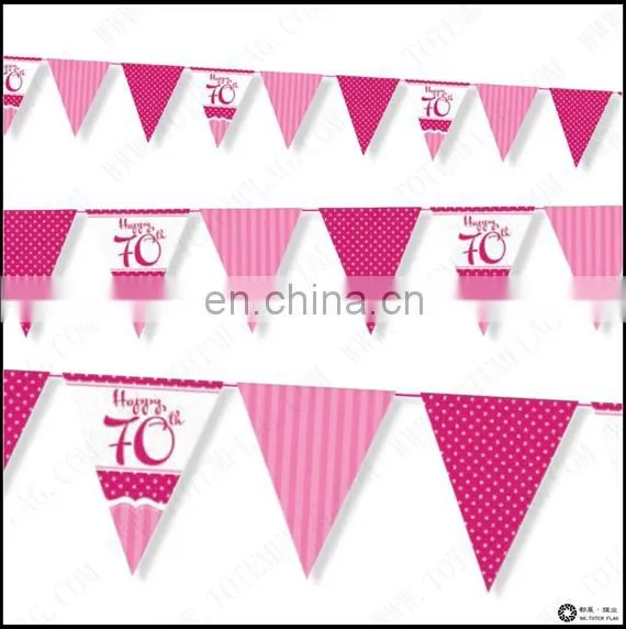 Popular Bunting String Flag / Custom Bunting String Flag