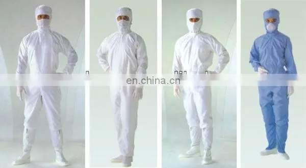 Good quality working esd clothing unisex standard cleanroom antistatic esd smock