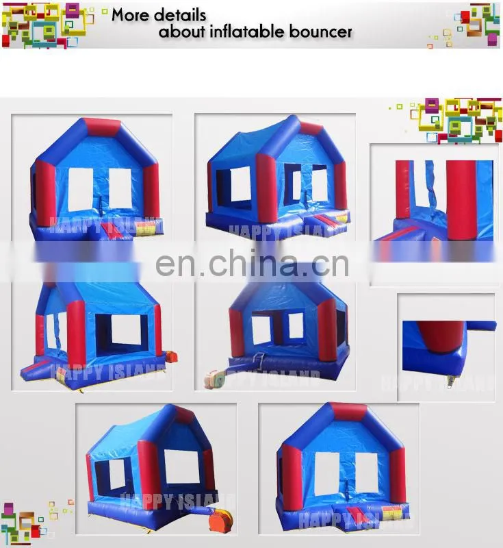 PVC material wholesale inflatable bouncer castle with EN14960 certification