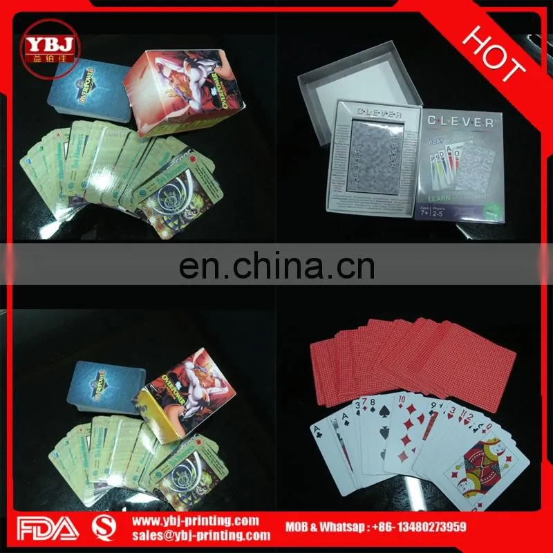 Tarot card customized Game cards with 4/4 color art cards paper printing/Custom Plastic Paper Playing Game Card Printing