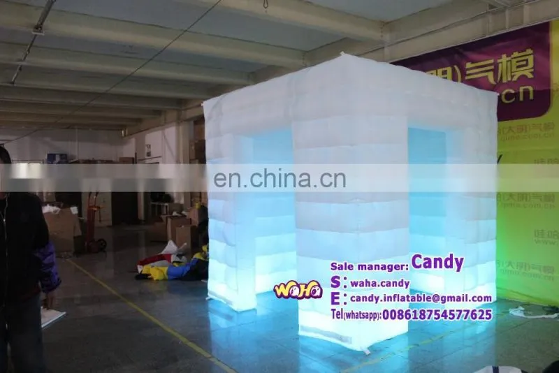 Portable led photo booth tent inflatable photo booth for sale