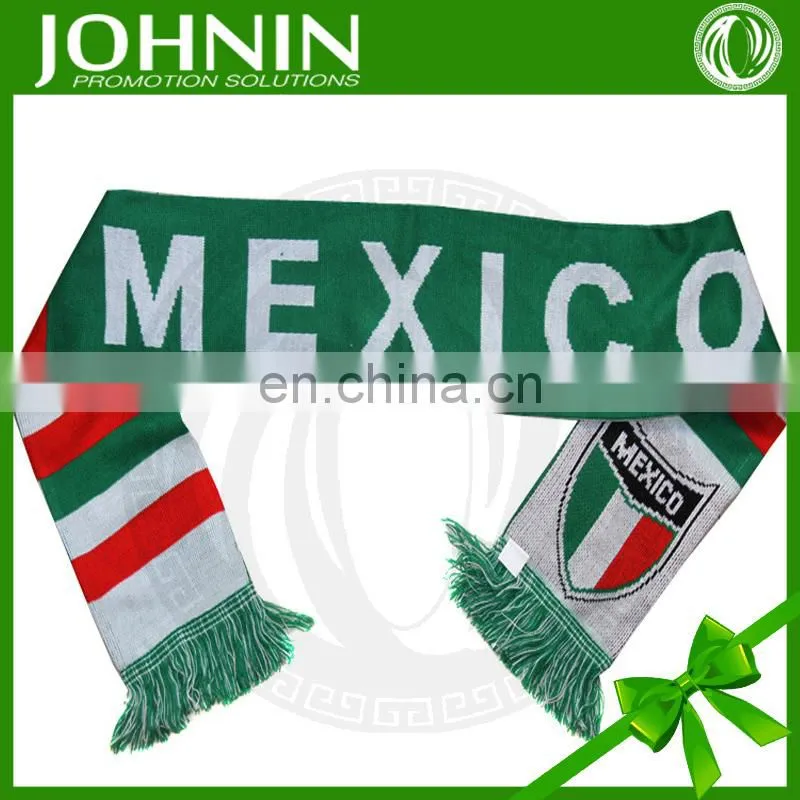 2015 hot new promotional custom fabric acrylic scarf