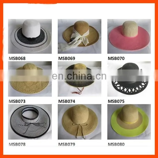 2017 Fashion customized straw hat with logo