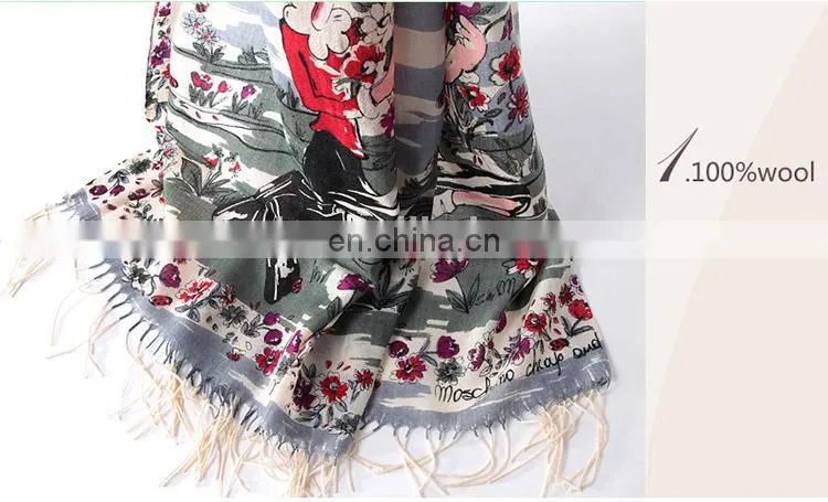 New Women 100% Pashmina Cashmere Scarves Wool Shawl Wrap Long Scarf Stole