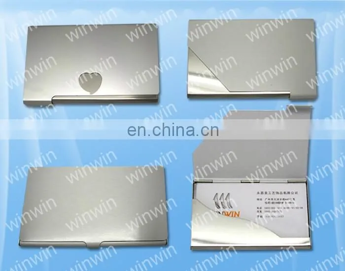2017 Promotional Custom Metal Name Card Holder With High Quality