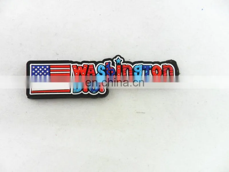 custom logo 3D cartoon rubber/silicone PVC label/badge