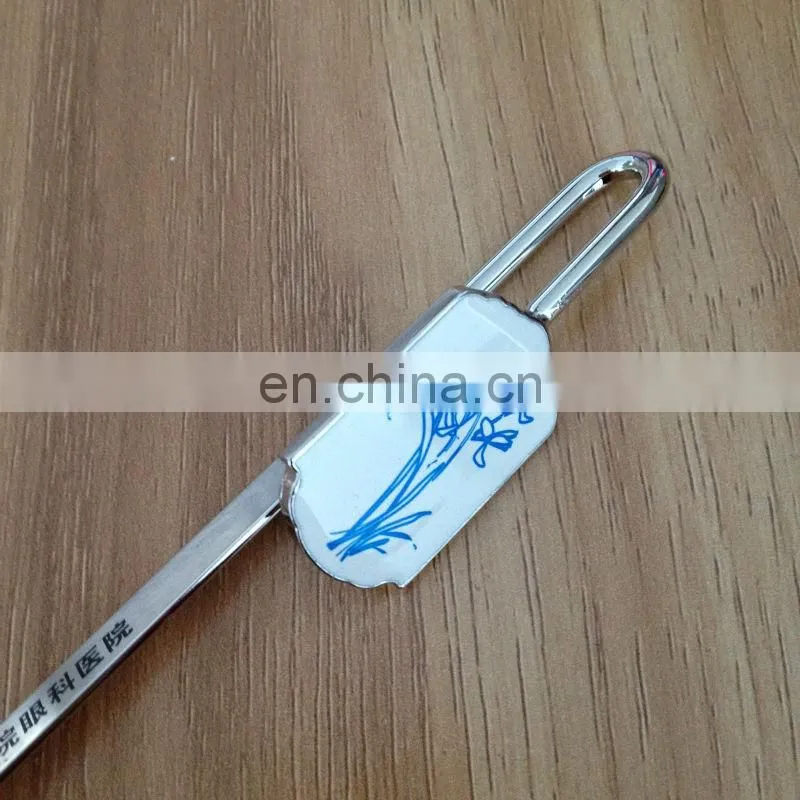 China supplier personalized metal attractive bookmark