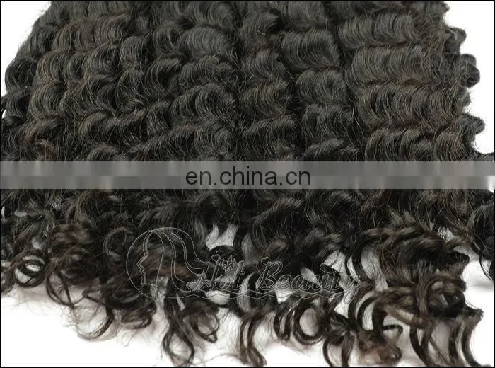 Malaysian natural wave human hair ponytail extension
