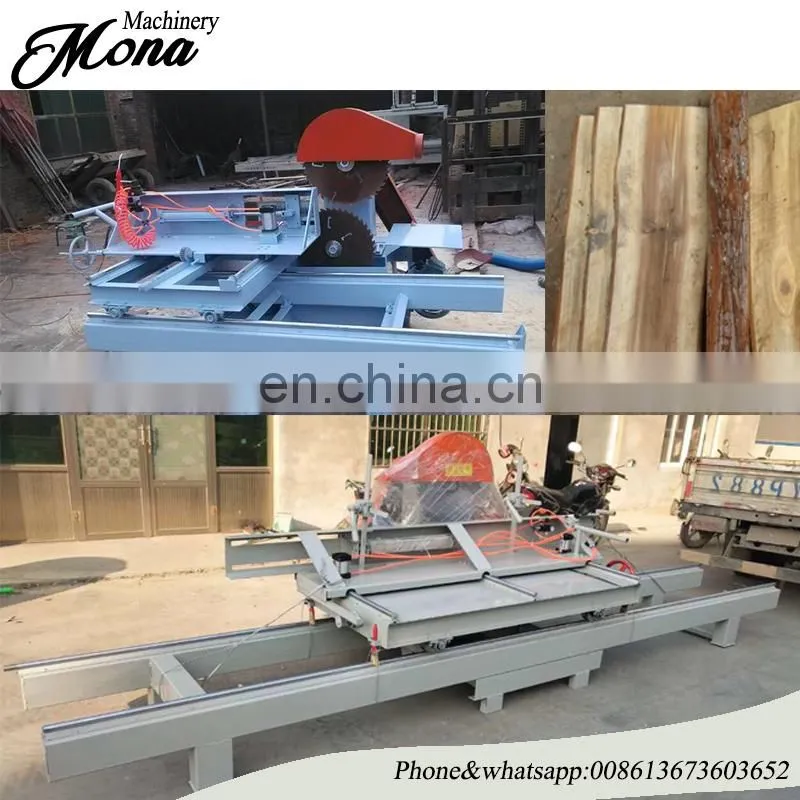 Double blade Wood log table saw