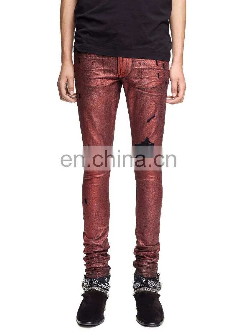 DiZNEW STRETCH FOIL DENIM JOGGER STOCK XXOO JEANS FOR MEN