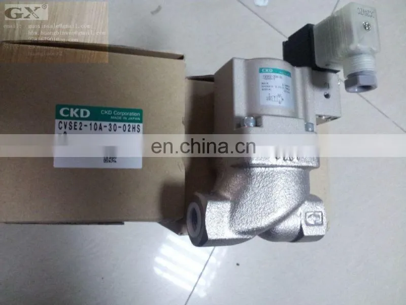 High Pressure CKD Low Pressure Valve Solenoid Valve Special Price for CVSE2-10A-30-02HS-3