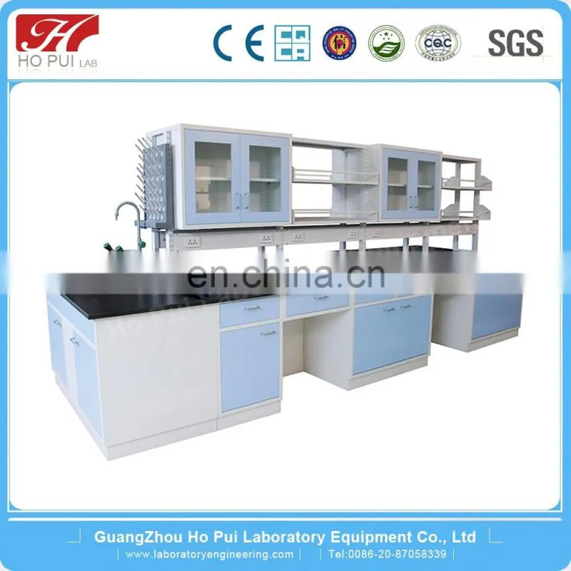 Biology laboratory island work bench /island bench/working table