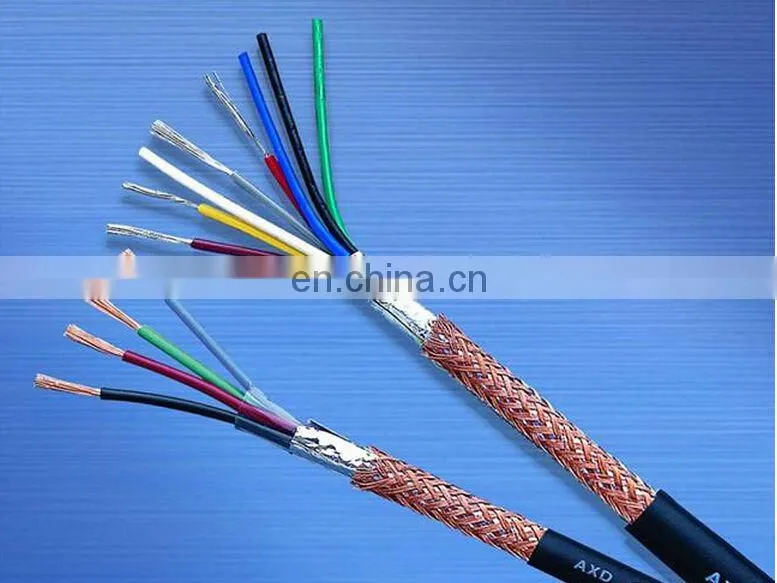 Copper conductor copper wire braiding computer instrument cable for Myanmar