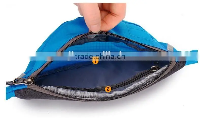 Water Resistance Nylon Runners Belt Waist Pouch Waist Pack