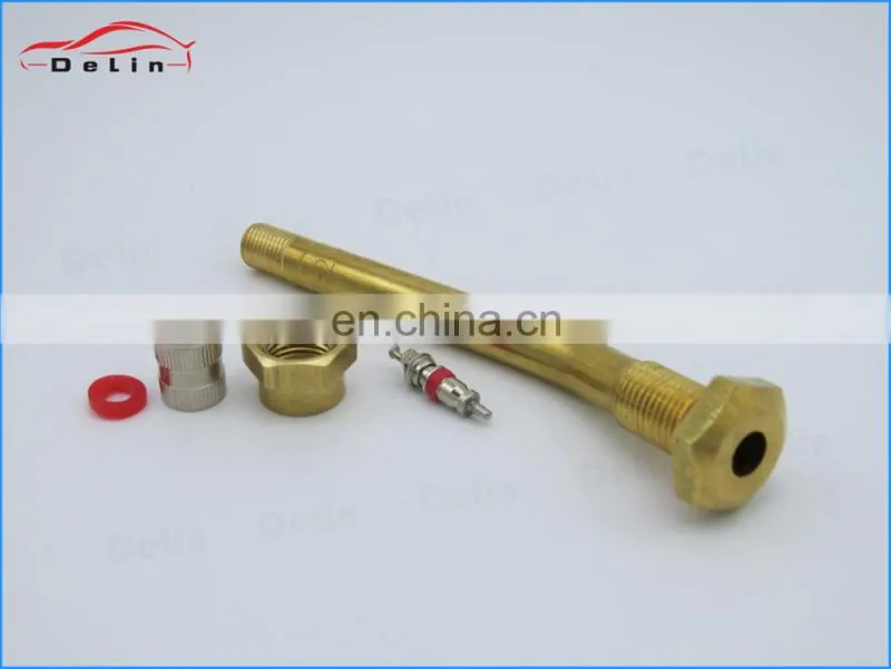 DeLin Standard hexangular V3-20-4 Brass Truck Tire Valve 27 Degree 85MM V3.20.4