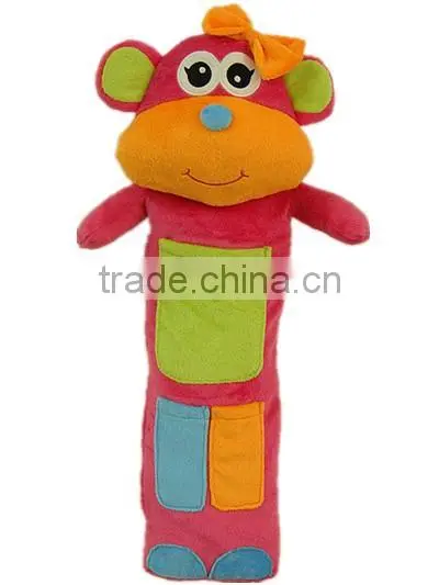 Cute monkey shaped removable car seat belt