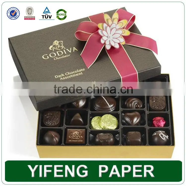 Chocolate Packaging Gift Box Truffles Rigid Cardboard Paper Chocolate Box Packaging
