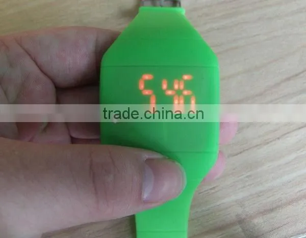 Hot!!! men clock /led touch colck