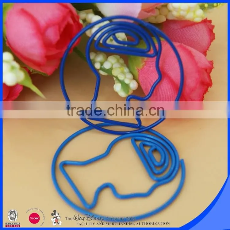 Head shape paper clip custom organ metal clip