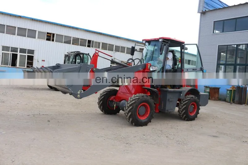 Promotion Customized 4X4 Multifunction 1.5 ton front end loader mini loader payloader 4WD with CE