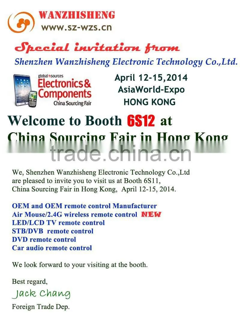 With Single function learning remote control