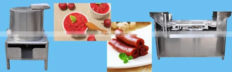 commercial fruit leather snack production line