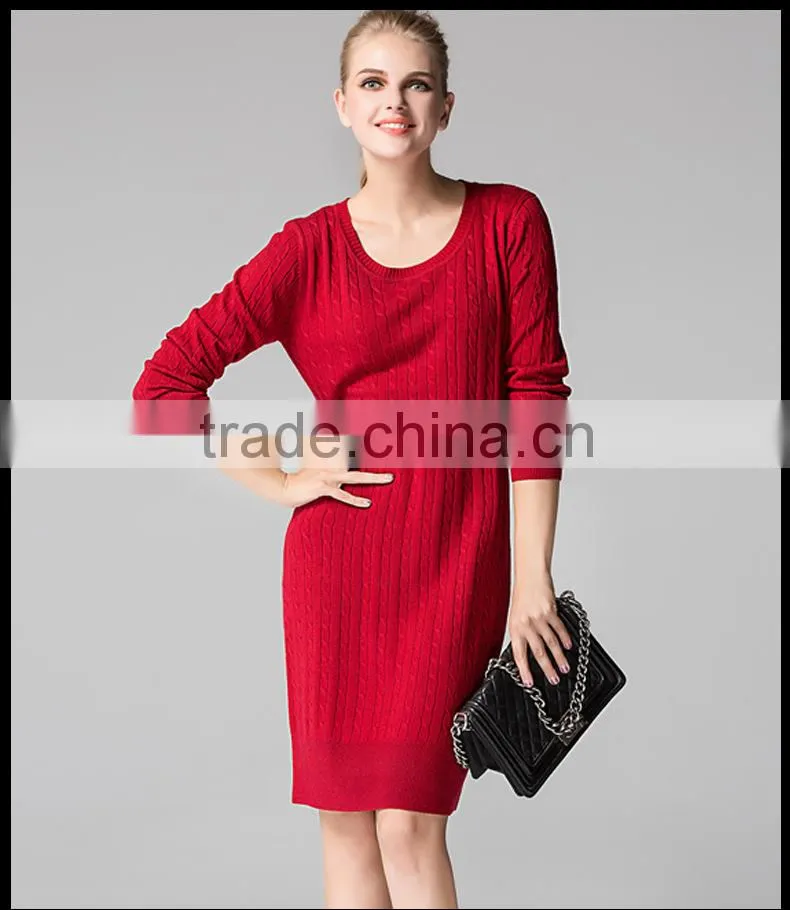 Special design chashmere knitted sweater for fashion ladies