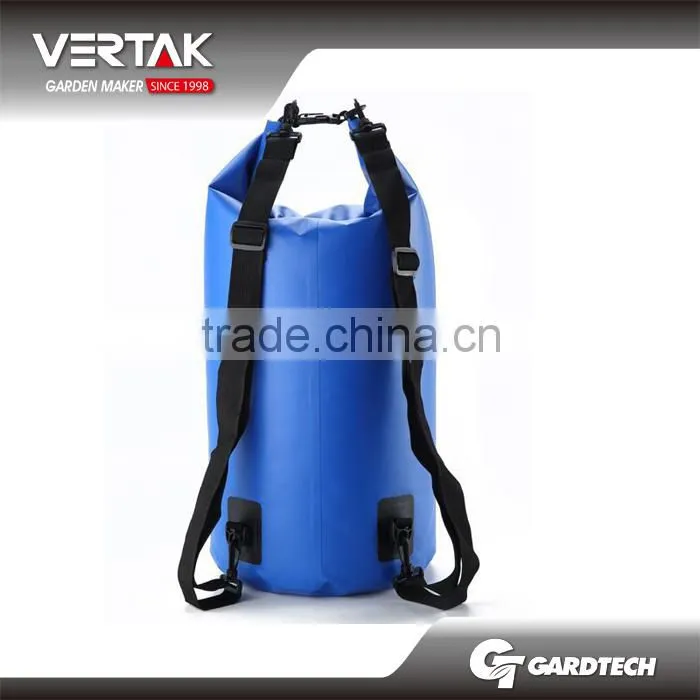 40L pvc outdoor waterproof waterproof backpack dry bag with 2 straps
