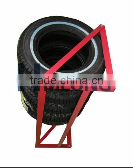 Light duty steel wall mounting racks for tire