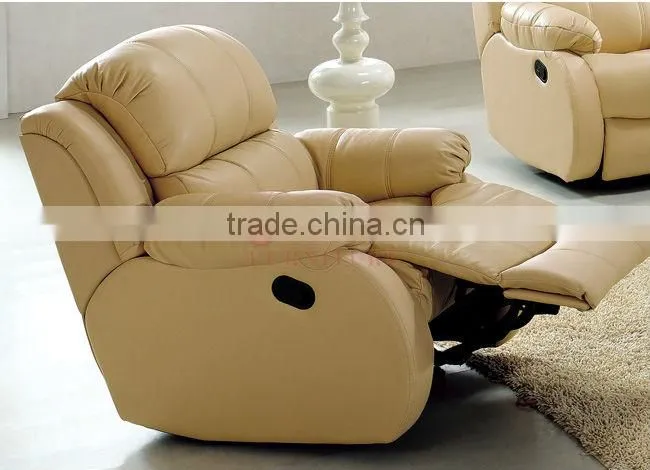 EA36# Lazy boy 3 seater leather recliner sofa