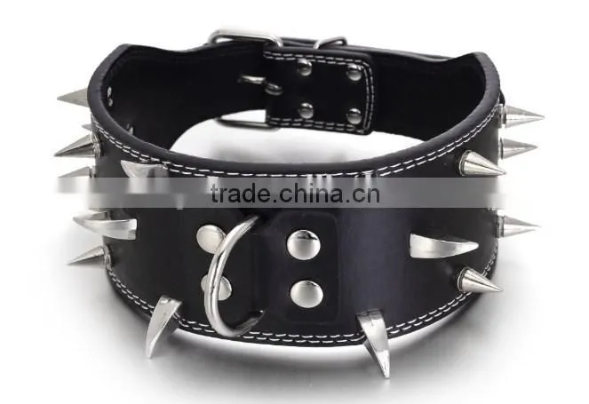 Manufacturer selling spike nails pet collars big strong dog collars