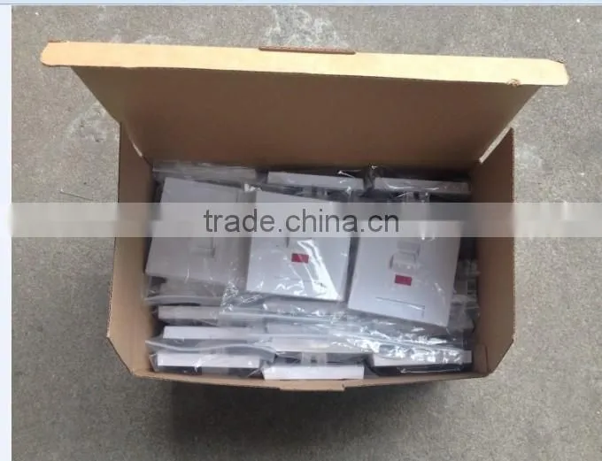 86 type Network Cabling Faceplate for CAT.6 /CAT.5E