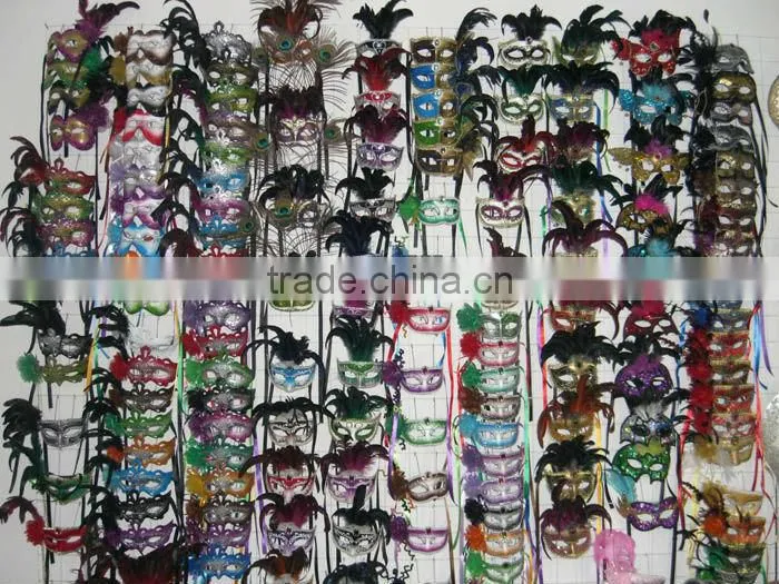 Silver Carnival Mask Cat Shaped Venice Style