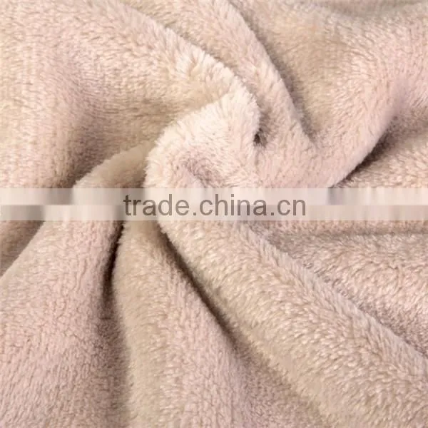 Solid color warm soft feeling home school flannel blanket