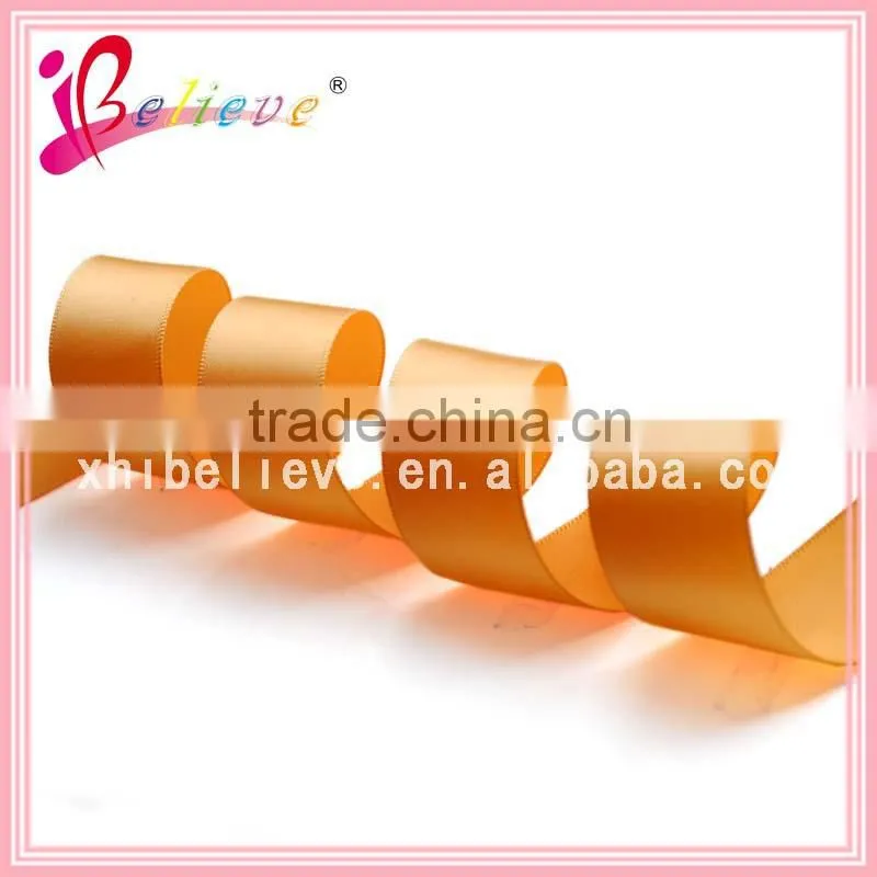 7/8" polyester solid ribbon wholesale fancy bows made ribbon hair ornament