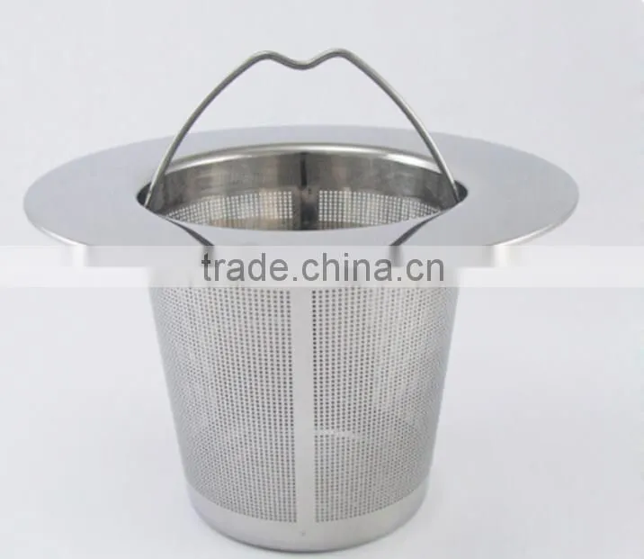 YangJiang Factory manufacture SS 304# tea strainer for teapot or tea mug/tea infuser