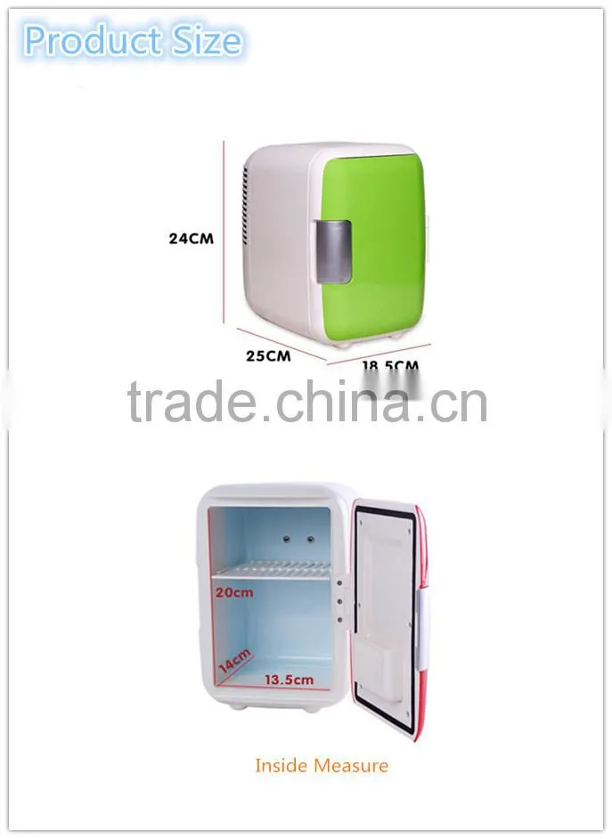 4L Mini Portable Camping Car Fridge Mini Cooler BS-1004-4L