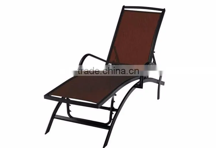 Lounger Chaise Lounge Outdoor Beach Pool Lazy Aluminium People Sun Lounger
