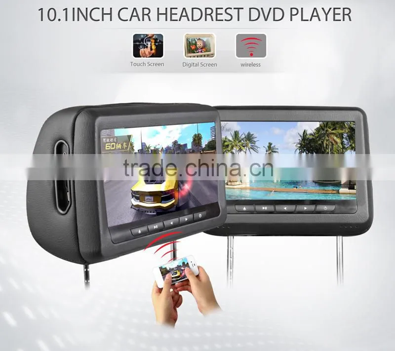 10.1 inch car Headrest DVD with HDMI and wireless display