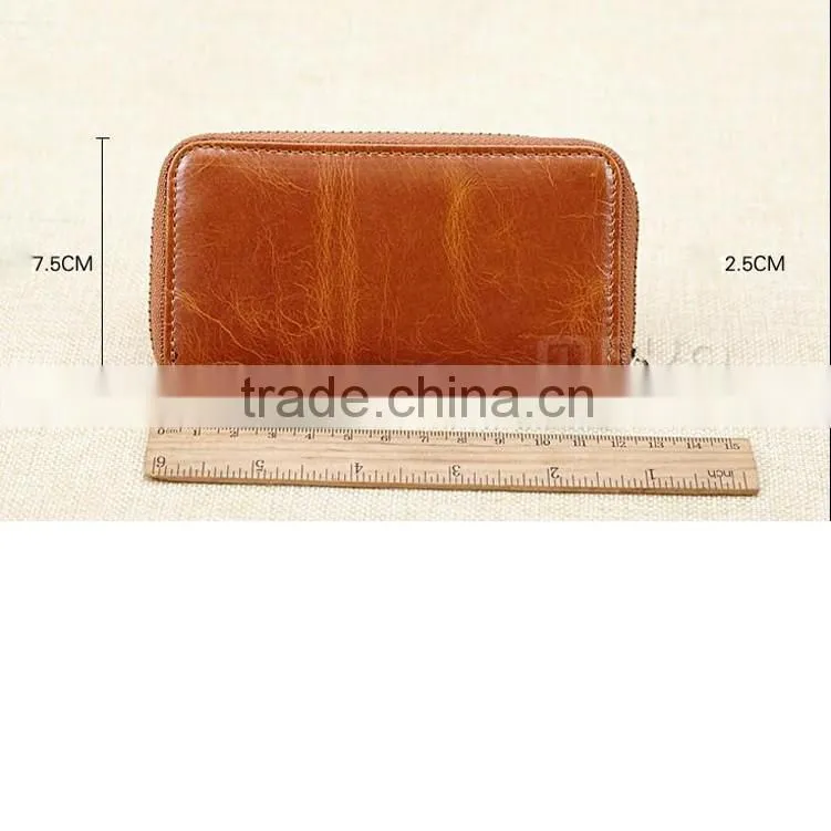 Multifunction men and women zipper key wallet for promotion