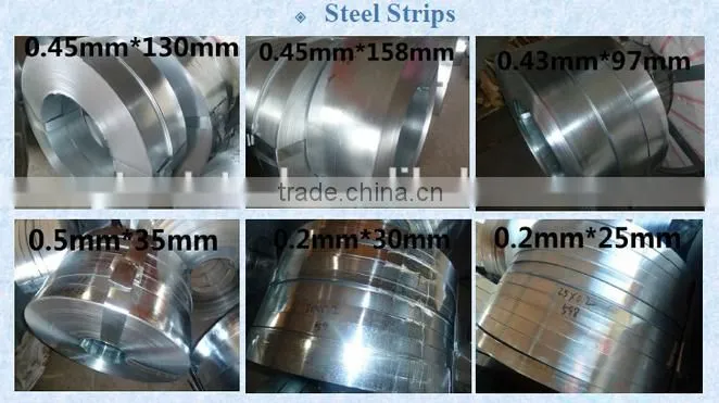 mild hot dipped galvanized steel strip