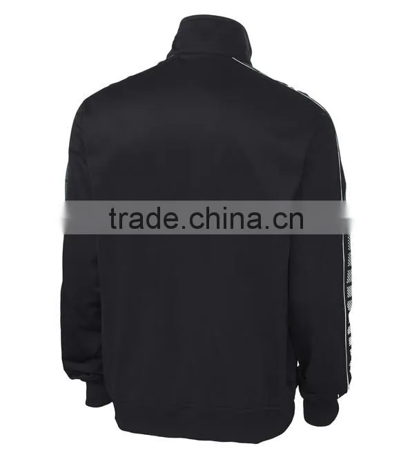 Custom brand Mens Raglan Full Zip Athletic Jacket