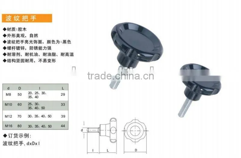 Corrugated industrial handle