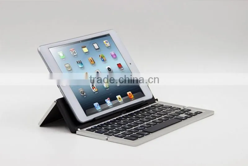 2015 New design Universal Ultra-slim folding Bluetooth keyboard for all tablets and smart phones