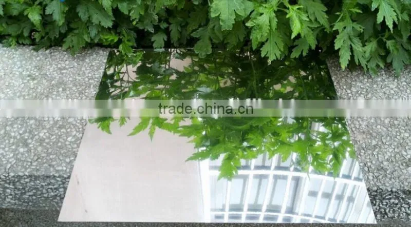 1mm super thin glass mirror/1mm aluminum mirror glass/large sheet glass mirror